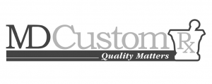 MD custom RX pharmacy Logo